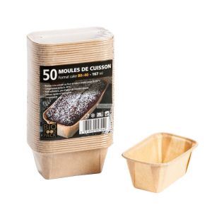 50 moules de cuisson papier mo140