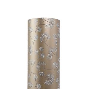 Papier cadeau fleurs de coton 0.70 x 50 m