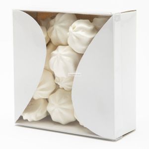 10 boites gourmandes blanches 8 x 8 x 4.5 cm