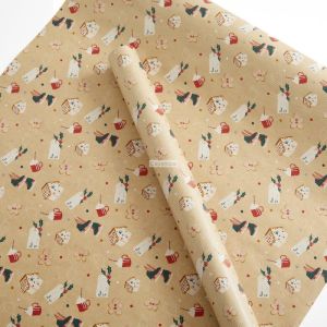 Papier cadeau cosy 0.7 x 50 m