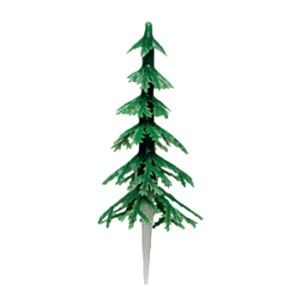 100 sapins verts 5 cm