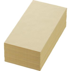 60 serviettes bio 40 x 40 cm plies en 8