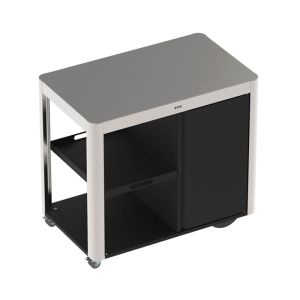 Chariot achille inox marin avec porte et tablettes