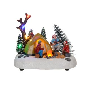 Feu de camp microled 15 x 13 cm