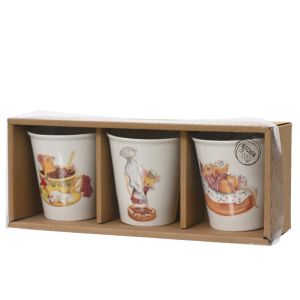 3 mug avec motif souris