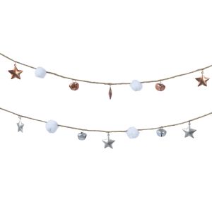 Guirlande fer paillettes 120 cm