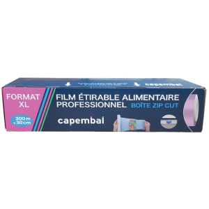 Film tirable avec bote distributrice et zip cup