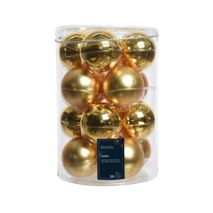 16 boules de nol verre diamtre 8 cm