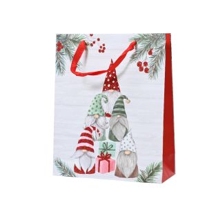 Sac cadeau gnome 8 x 18 x 24 cm