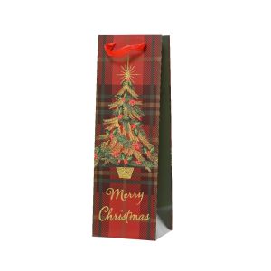 Sac cadeau sapin 10 x 12 x 36 cm