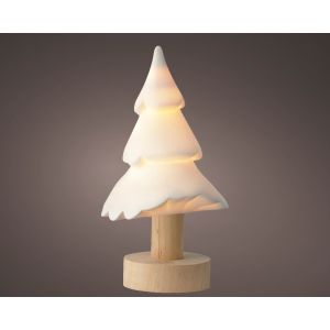 Sapin avec microled 12 x 22 cm