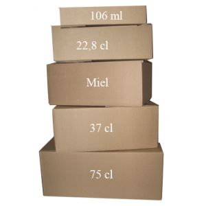 Carton pour 12 pots de 75 cl