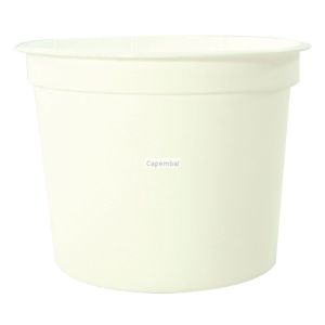 Pots brousse blancs 50 cl 50 pots sans couvercle