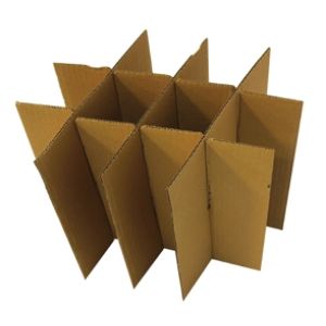 Cartons 12 bouteilles croisillons 3 x 4 cases