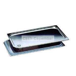 Couvercle tanche inox pour bac gastro sa 1/1