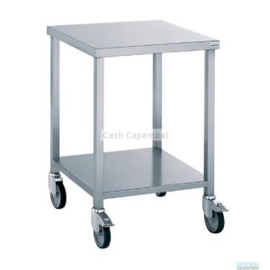 Table porte machine avec roulettes