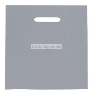 100 sacs plastiques  poignes dcoupes gris 45 x 4 x 50 cm