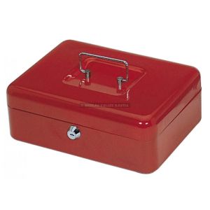 Caisse  monnaie conomique n3 25 x 18 x 9 cm rouge