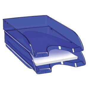 Corbeille courrier fusion bleue 25.4 x 35 x 6.1 cm