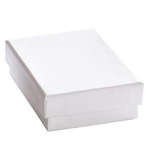 12 botes cadeaux blanches 9.2 x 6.9 x 4 cm