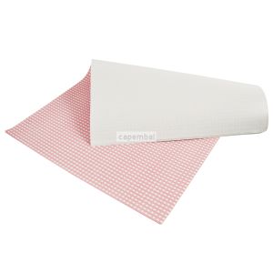 Papier boucherie vichy rose 25 x 32