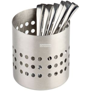 Pot  couverts en inox trou 10 x 10 cm