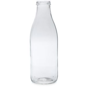 Bouteille verre 100 cl avec couvercle