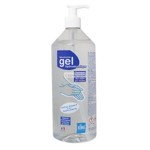 Gel hydroalcoolique 1 litre avec pompe